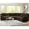 Seymore Modular Reclining Sectional (Chocolate)