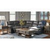 Nantahala Slate Modular Reclining Sectional Set