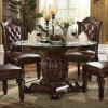 Vendome 54 Inch Glass Dining Table (Cherry)