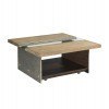 Modern Origins Live Edge Square Cocktail Table