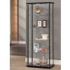 Black Curio Cabinet w/ 5 Shelves