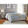 Culverbach Bedroom Set w/ Beige Upholstered Bed