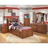 Barchan Bookcase Bedroom Set w/ Storage