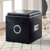 Armoni Ottoman w/ Bluetooth Speaker (Black)