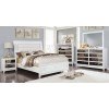 Golva Sleigh Bedroom Set (White)