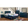 Prismo Youth Platform Bedroom Set (Blue)