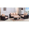 G628 Living Room Set (Mocha and Cappuccino)
