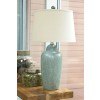 Saher Ceramic Table Lamp (Green)
