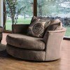 Bonaventura Swivel Chair (Brown)