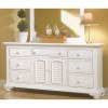 Cottage Traditions Triple Dresser (White)