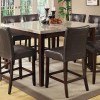 Milton Counter Height Table w/ Light Marble Top