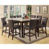 Milton Counter Height Dining Set w/ Light Marble Table