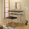 Modern 2-Piece Vanity Set (Black)