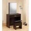 Contemporary 2-Piece Vanity Set (Cappuccino)