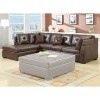 Darie Sectional (Brown)