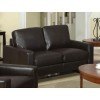 Ava Modern Loveseat (Brown)