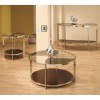 Contemporary Glass Top Occasional Table Set