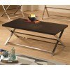 Wood and Metal Modern Coffee Table