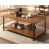 Mission Style Distressed Coffee Table