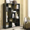 Cappuccino Asymmetrical Bookshelf