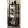 Contemporary Media Tower w/ Open Shelves
