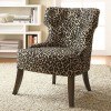 Leopard Print Accent Chair