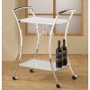 White Metal Serving Cart