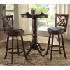Distressed Walnut Pub Table Set