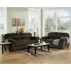 Coral Pike Chocolate Living Room Set