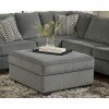 Loric Smoke Ottoman With Storage