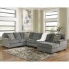 Loric Smoke Sectional w/ Right Chaise