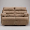 Durapella - Cocoa Reclining Loveseat