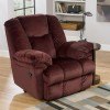 Leoti - Burgundy Recliner