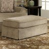 Sheffield - Platinum Ottoman