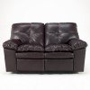 San Marco DuraBlend - Burgundy Reclining Loveseat