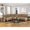 Hogan - Mocha Chaise Sectional Living Room Set