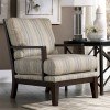 Pia - Linen Showood Accent Chair