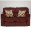 Motivation - Burgundy Reclining Loveseat