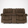 Sorrell - Java Dual Glider Reclining Loveseat w/ Console