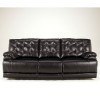 Homerun DuraBlend - Black Reclining Sofa
