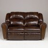 Woodsdale DuraBlend - Antique Reclining Loveseat