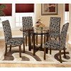 Charrell Round Dinette with Onyx Chairs