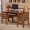 Cross Island Storage Leg Desk