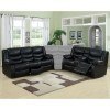Calvin Motion Living Room Set (Black)