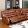 Calvin Dual Reclining Sofa (Brown)