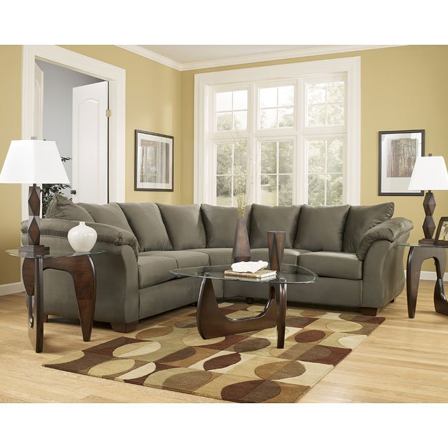 Darcy - Sage Sectional Living Room Set by Signature Design by Ashley, 1