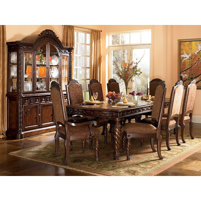 North Shore Rectangular Dining Room Set by Millennium, 2 ...