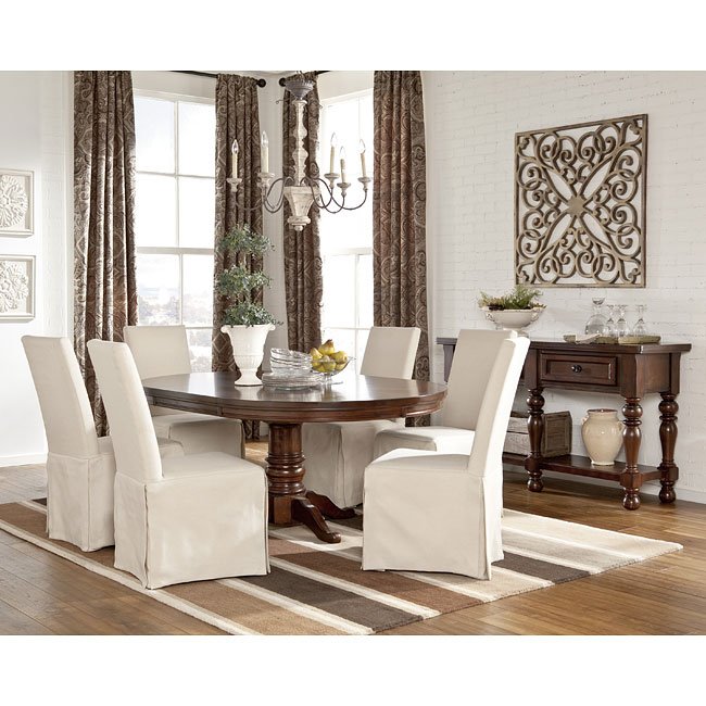 Porter Dining Room Set w/ Burkesville Chairs by Millennium | FurniturePick