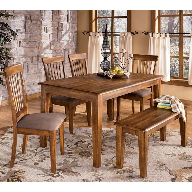 Berringer Dining Room Set with Bench Signature Design by Ashley